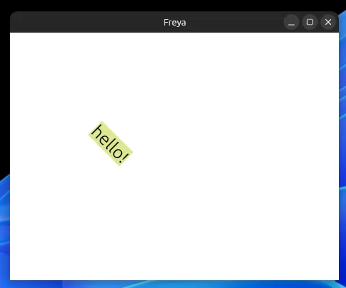 Transform effects example